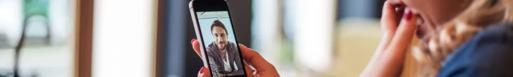Chatten in einer Online-Dating-App